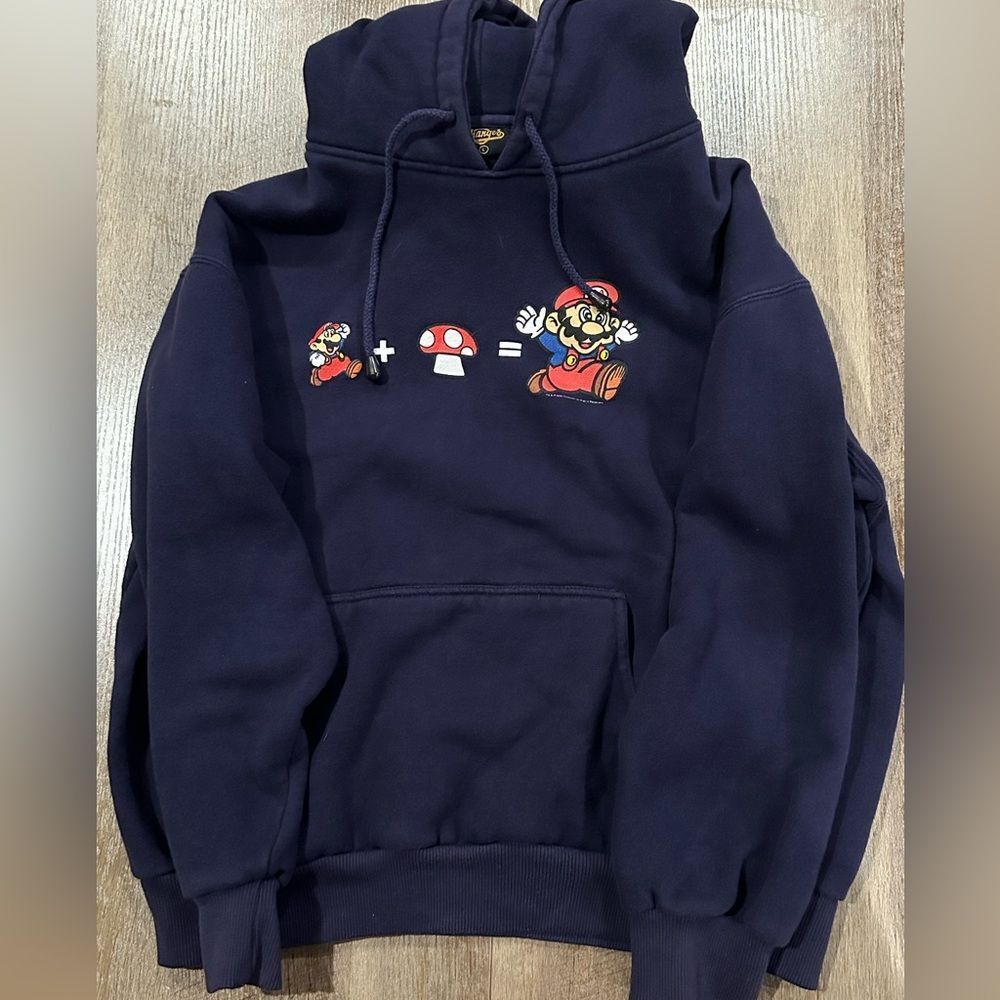 Y2K Nintendo Mario Mushroom Hoodie kids large‎ (14)